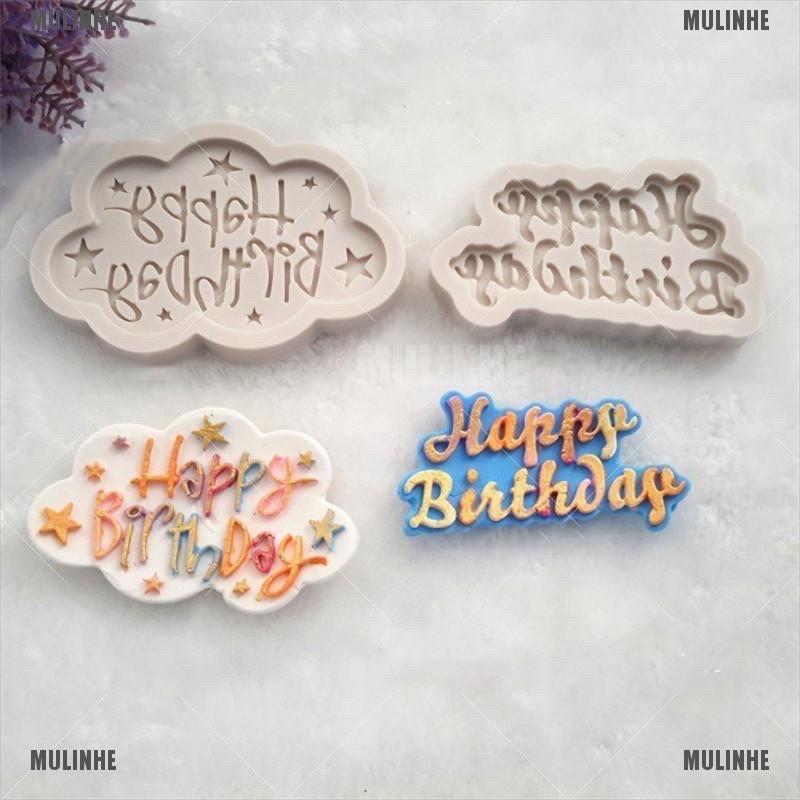 Khuôn silicon happy Birthday