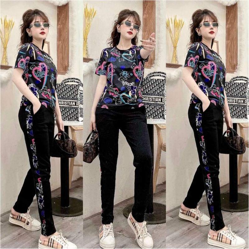 SÉT BỘ THỂ THAO FORM RỘNG PHỐI HỌA TIẾT
