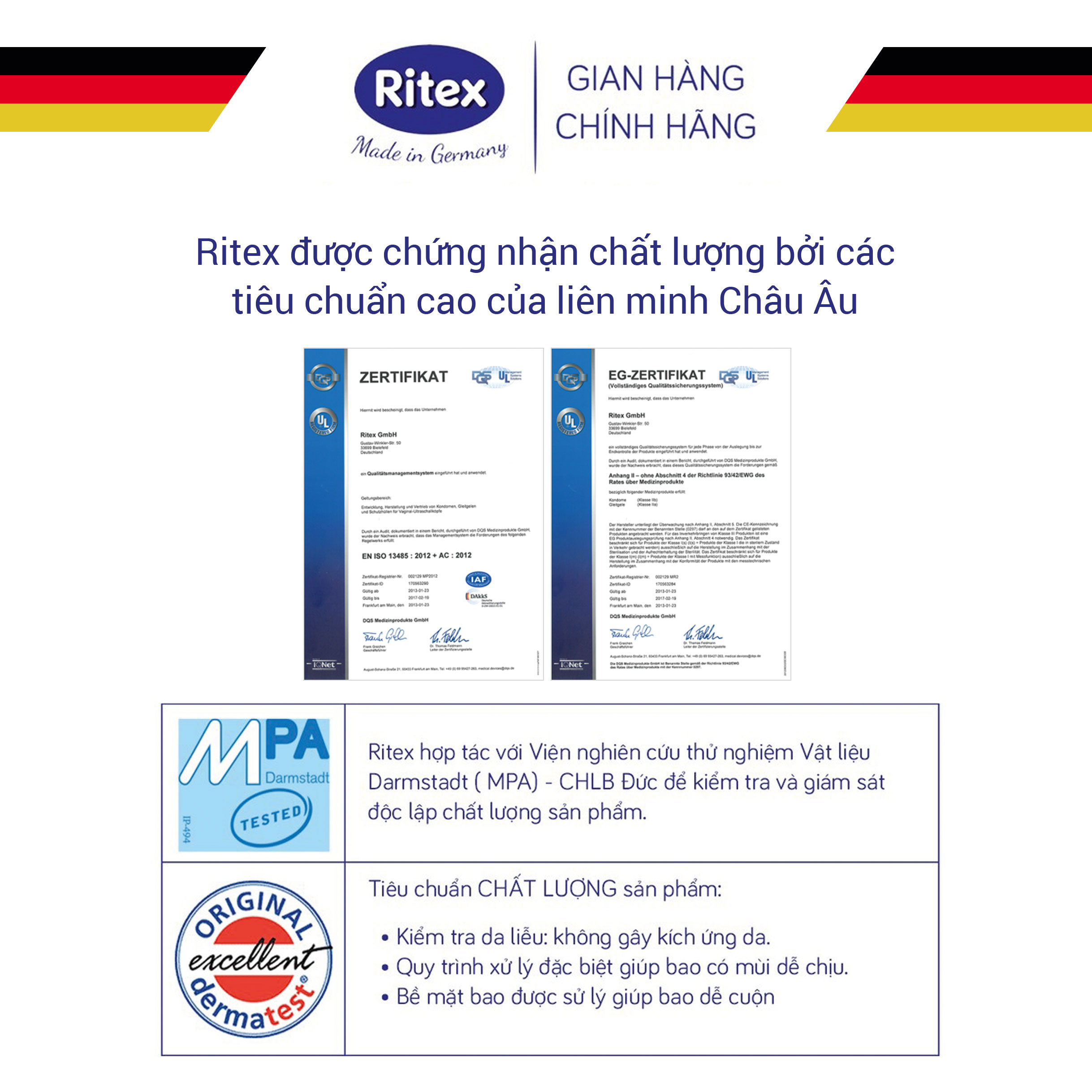 Gel bôi trơn gốc nước Ritex Hydro, mát lạnh tăng khoái cảm,tuýp 50ml