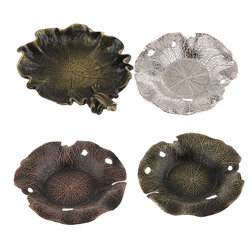 Lotus Leaf Shape ~Zinc Alloy Teacup Coaster Cup Mat for Kung Fu Tea Fittings,Mug Bowl Insulation Pad Saucer