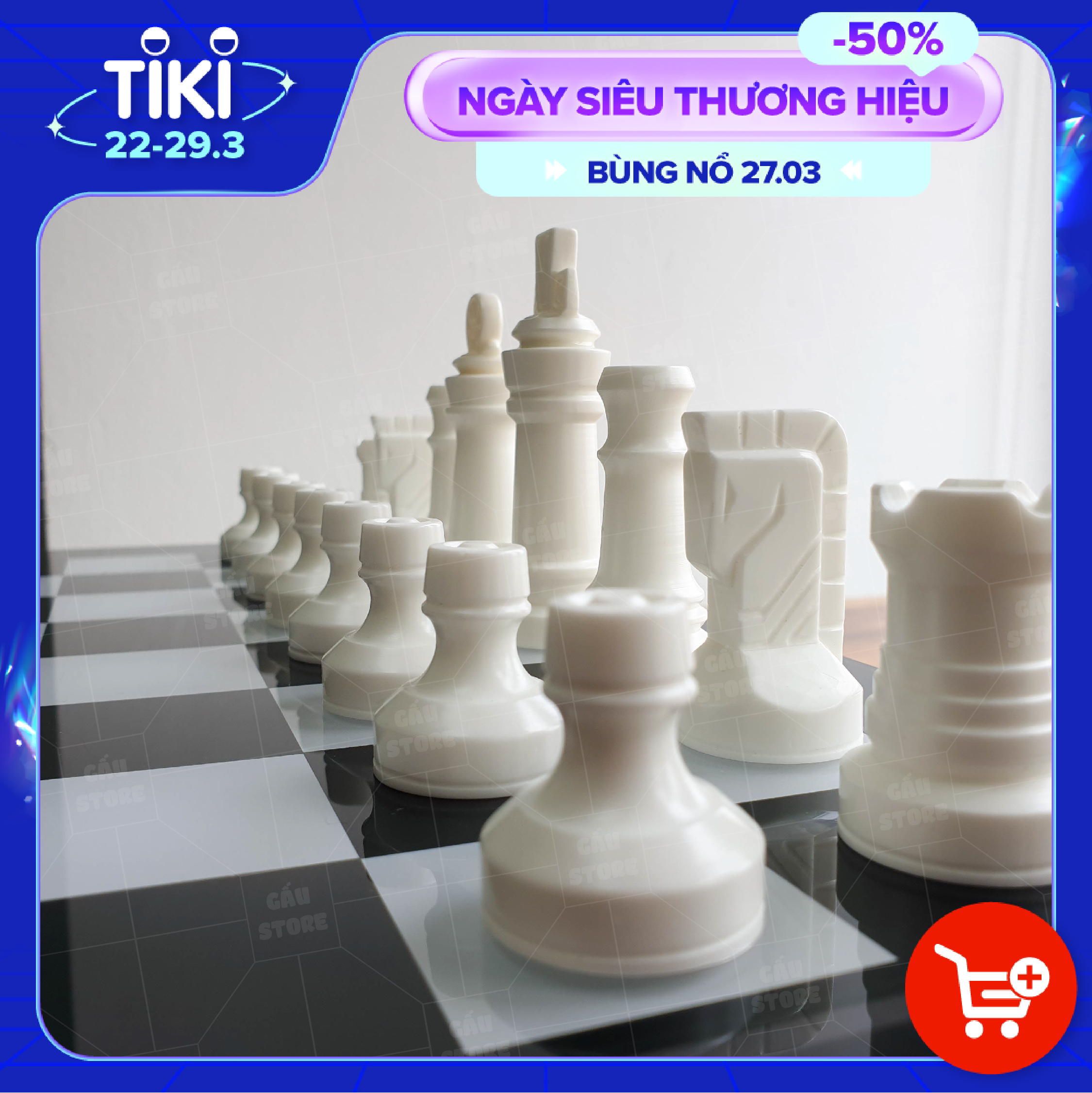 Bộ Cờ Vua Bàn Vuông B Square Chess Made in Vietnam, Đồ Chơi Trẻ Em (Handmade)