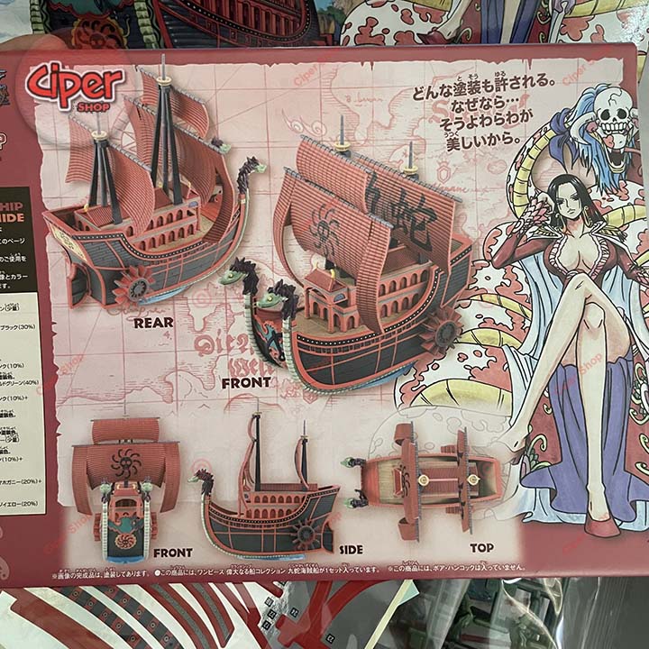 Mô hình thuyền Boa Hancock - Figure Nine Snake Pirate Ship One Piece