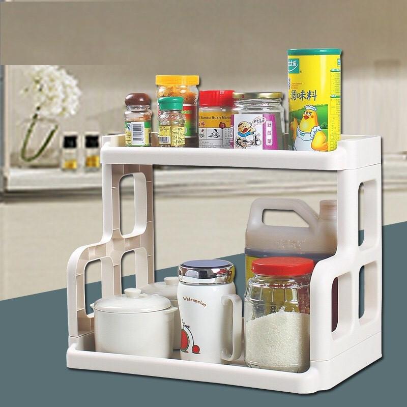 Kệ để gia vị 2 tầng giá rẻ chữ B - có ảnh thật