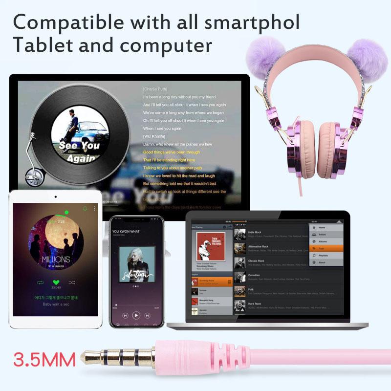 Dễ Thương Tai Nghe Nhét Tai Có Dây Tai Nghe Muisc Tai Nghe Nhét Tai Có Mic Trẻ Con Gái Cô Gái Tặng Tai Nghe Cho Máy Tính Điện Thoại Di Động