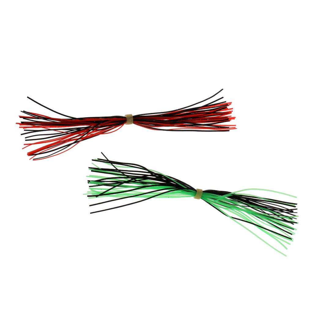 10 Pcs Bundles Fly Tying Threads Skirts for Fishing Flies Lure Beard Making