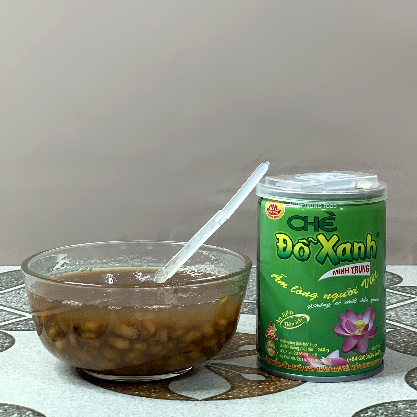 Chè Đỗ Xanh Minh Trung Lốc 3 lon
