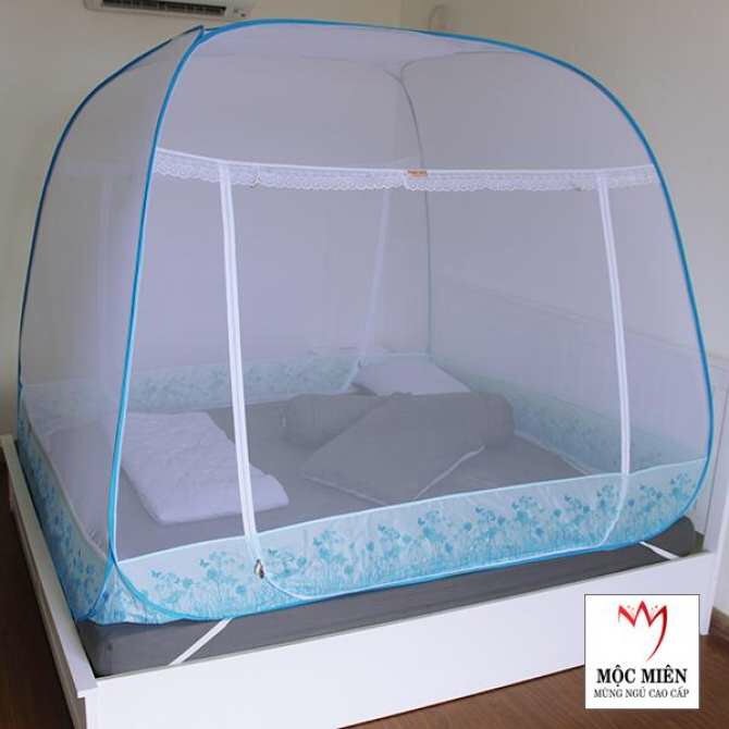 Màn Chụp . Mùng Chụp Cao Cấp Mộc Miên Đỉnh Rộng - 1,4mx2m