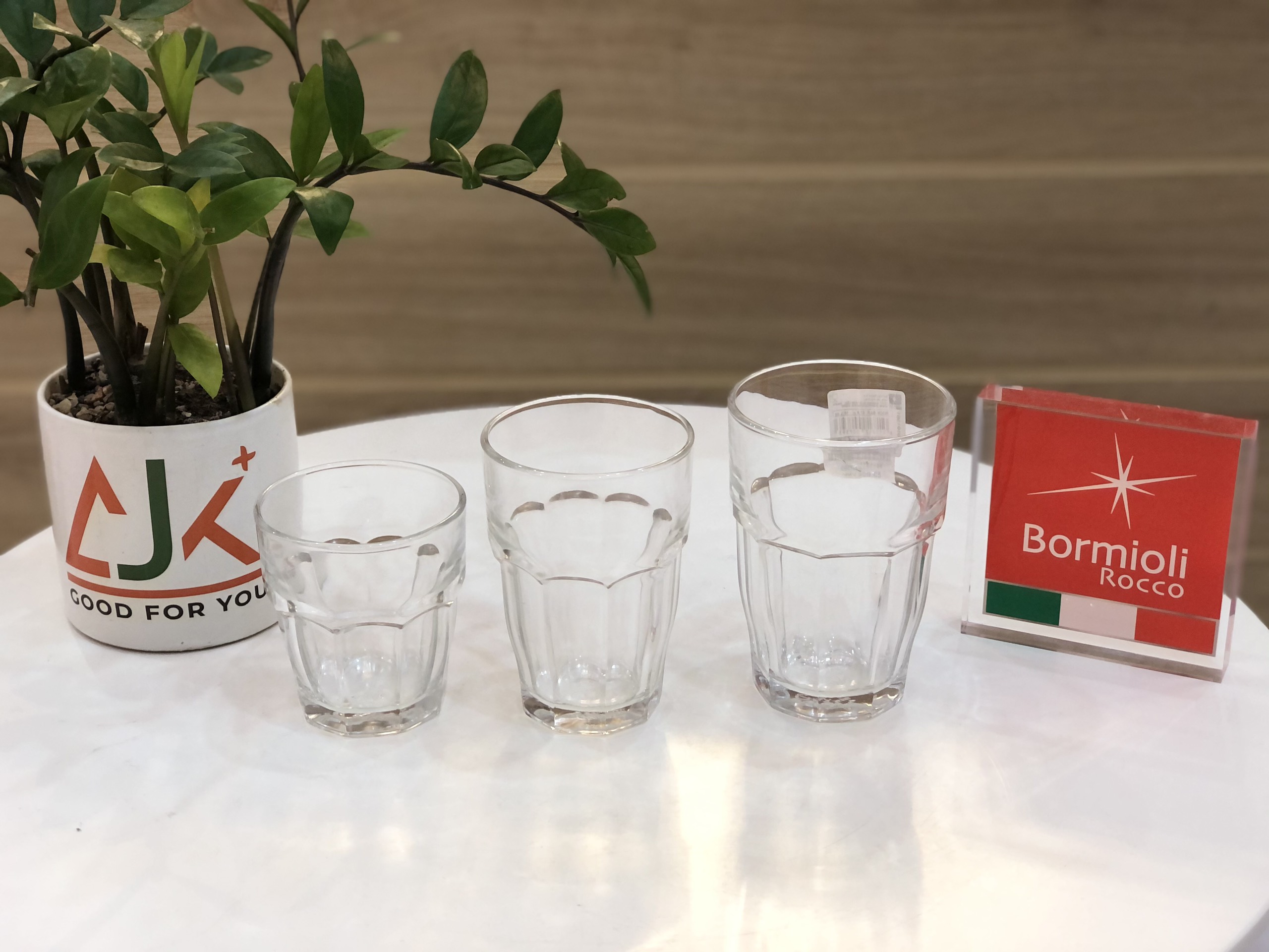 Ly thủy tinh Bormioli Rocco Rock Bar - Có thể xếp chồng lên nhau - Hàng chính hãng, sản xuất tại Ý