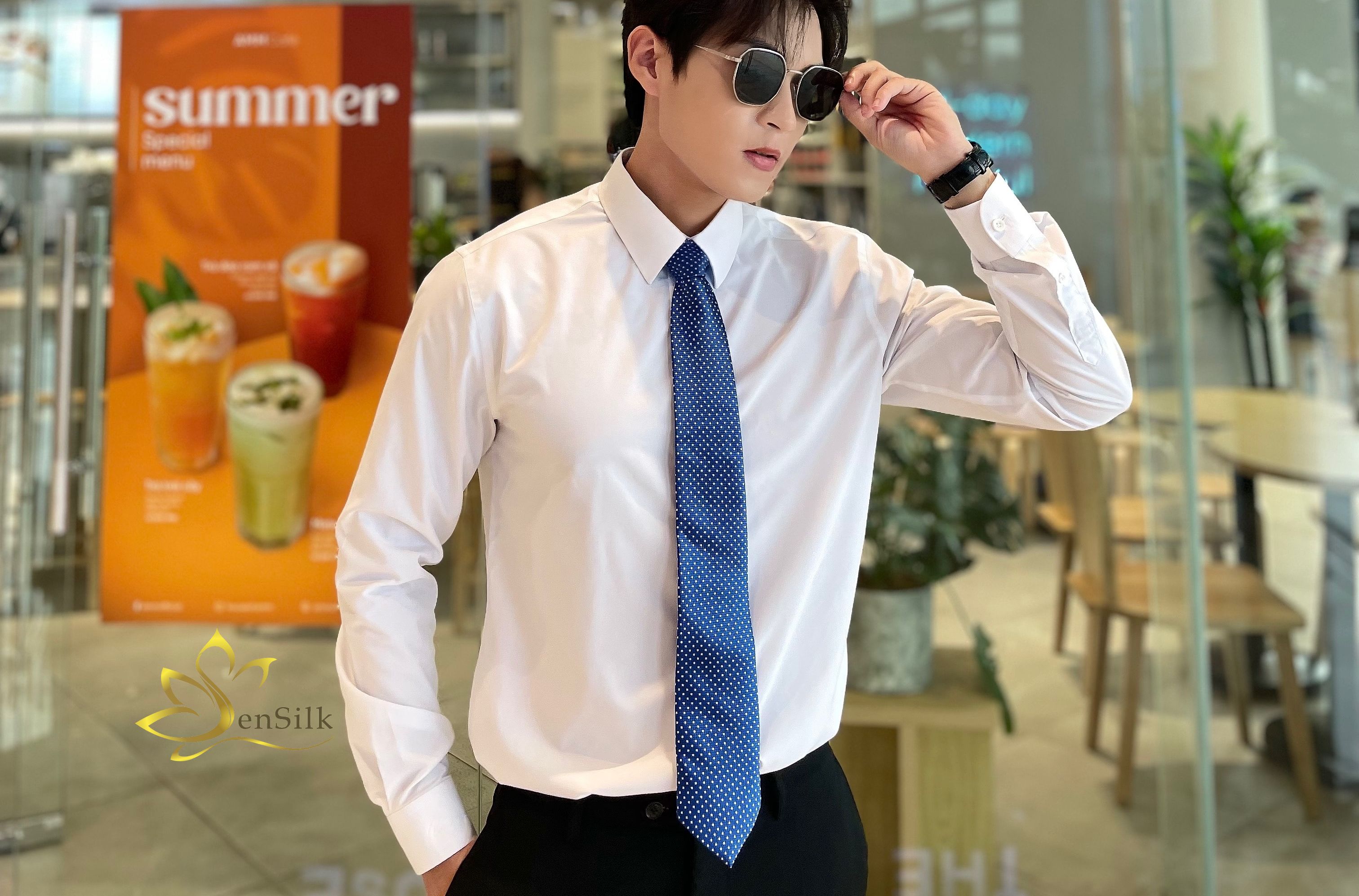 Cà Vạt Lụa SenSilk CAVATS06 – Quà Tặng Cho Nam – Silk Tie