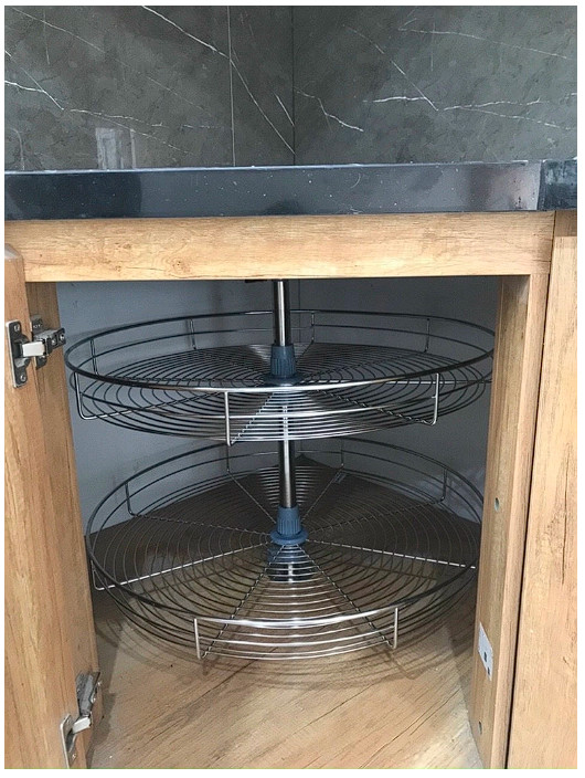 Mâm xoay góc toàn phần Swivel tray, full circle carousel