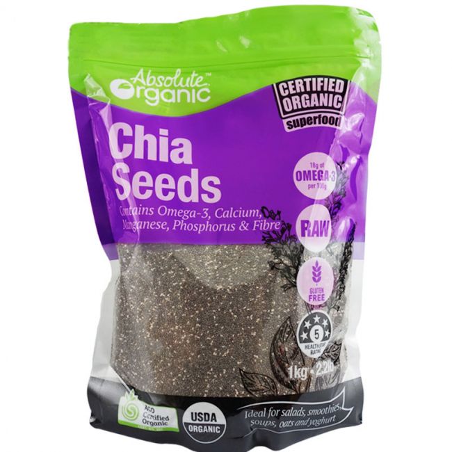 Túi Hạt Chia Tím Organic Úc (1kg)