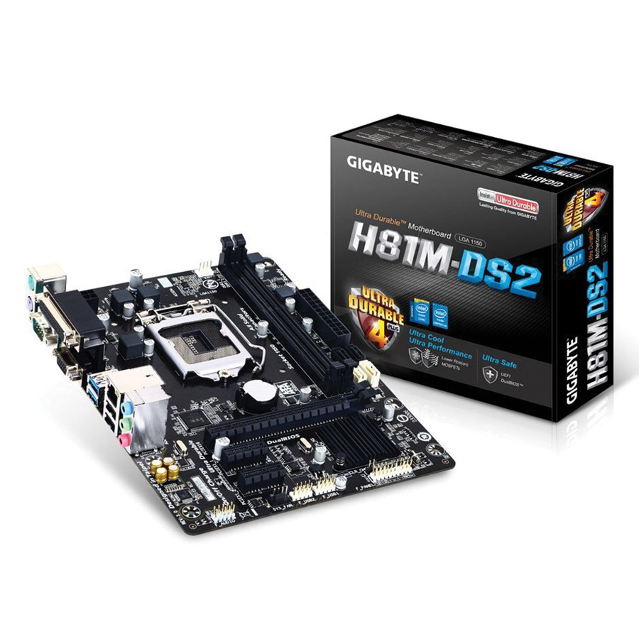 Bo Mạch Chủ Gigabyte H81M DS2 - Hàng Chính Hãng