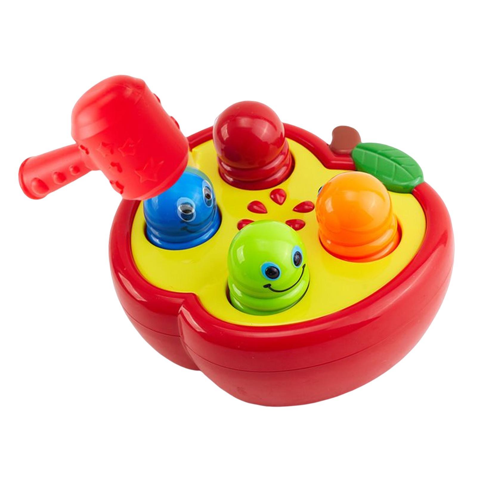 Cartoon Pounding Toy Learning Educational Toy Game Color Recognition Toy for Kids Girl Toddlers Boys Gifts