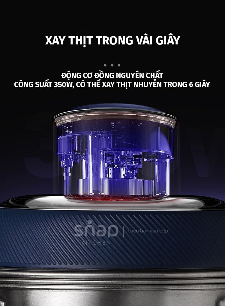 Máy Xay Thịt Cao Cấp Morphy Richards 3 Cối - Thương Hiệu Anh - Hàng Chính Hãng