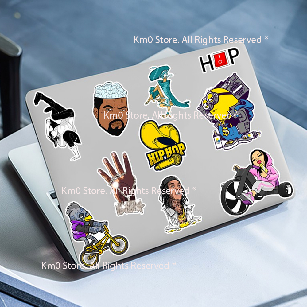 Set 5 Sticker Dán Mũ Bảo Hiểm, Lapop, Ô tô, Xe Máy - GIAO HÌNH NGẪU NHIÊN