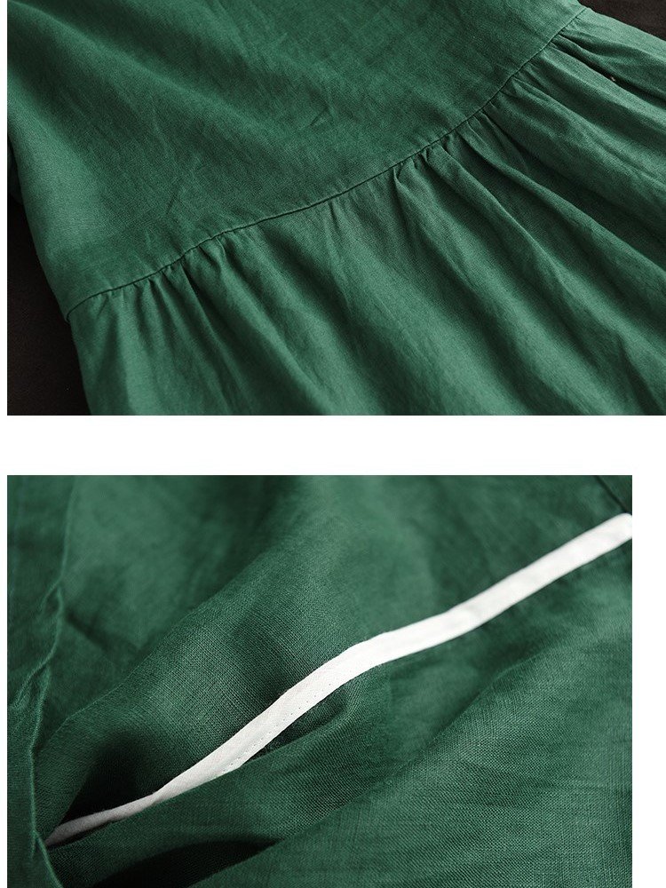 Đầm suông nữ cổ sơ mi thiết kế nút thắt bên eo kèm túi 2 bên tiện lợi, sang chảnh da215