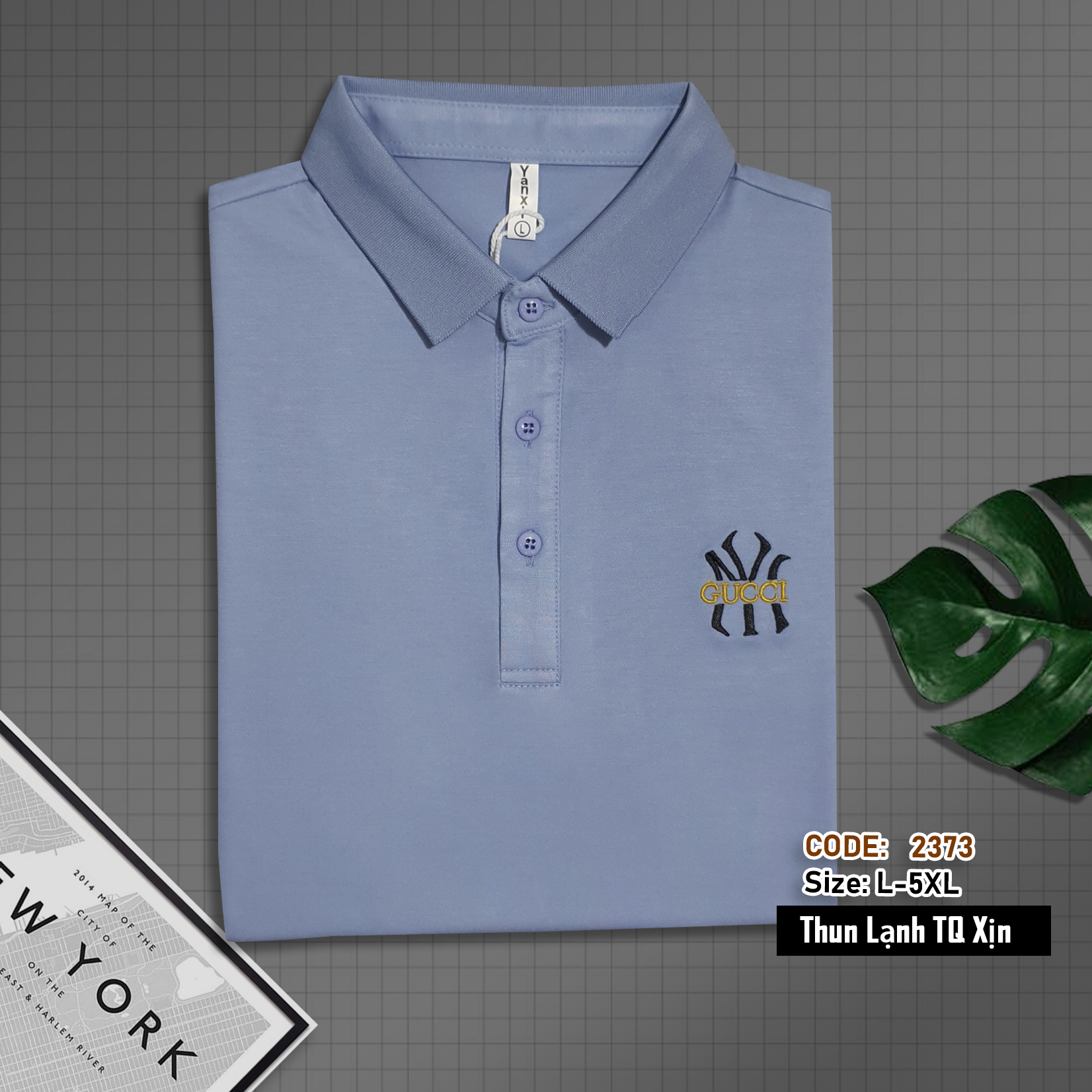 2373 - Áo Polo nam tay ngắn, Áo cổ trụ nam thun lạnh cao cấp, hàng Xưởng may Vinh Thiện Phát, sỉ từ 10 cái