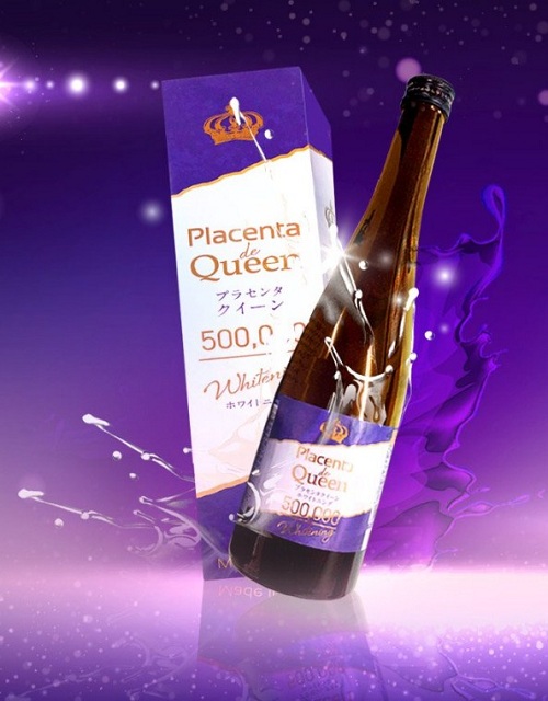 Nước uống đẹp da, giảm nám Placenta de Queen 500,000