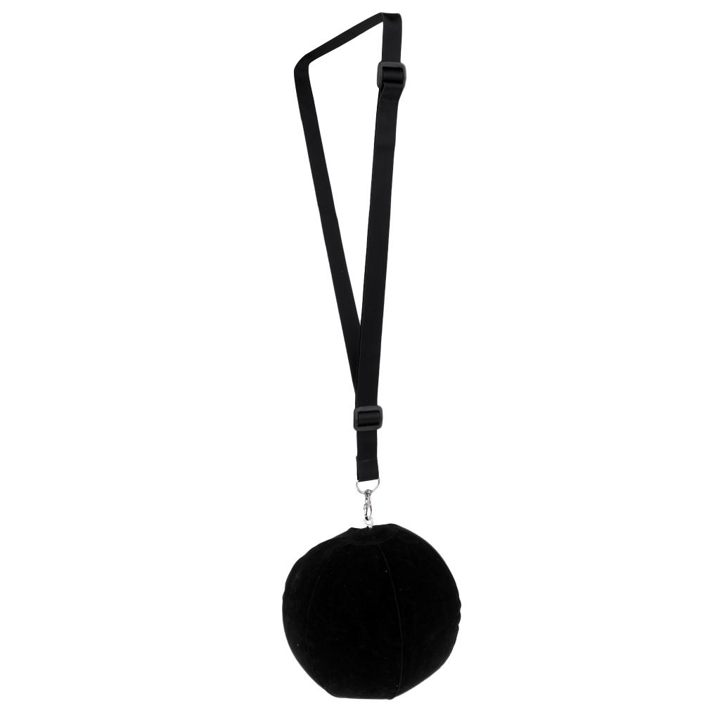 15cm Inflatable Golf Impact Ball + Arm Band Belt - Golfer Swing Trainer Assist Posture Correction Training Aid for Unisex Golfer Beginners