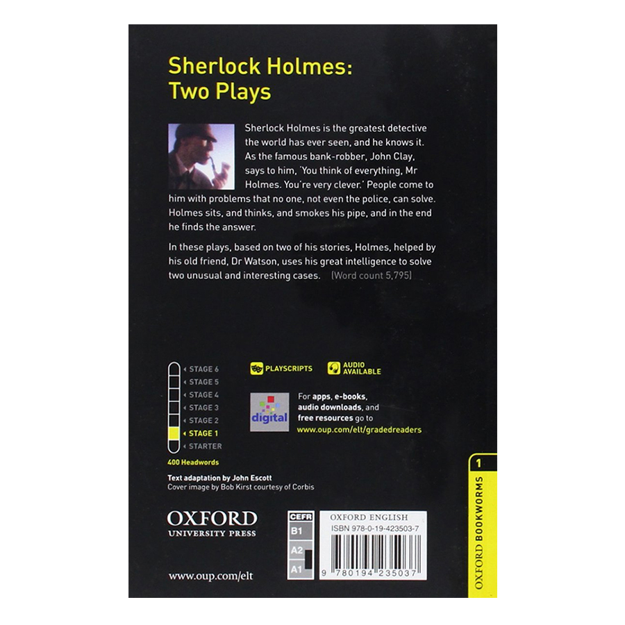 Oxford Bookworms Library (3 Ed.) 1: Sherlock Holmes: Two Plays Playscript