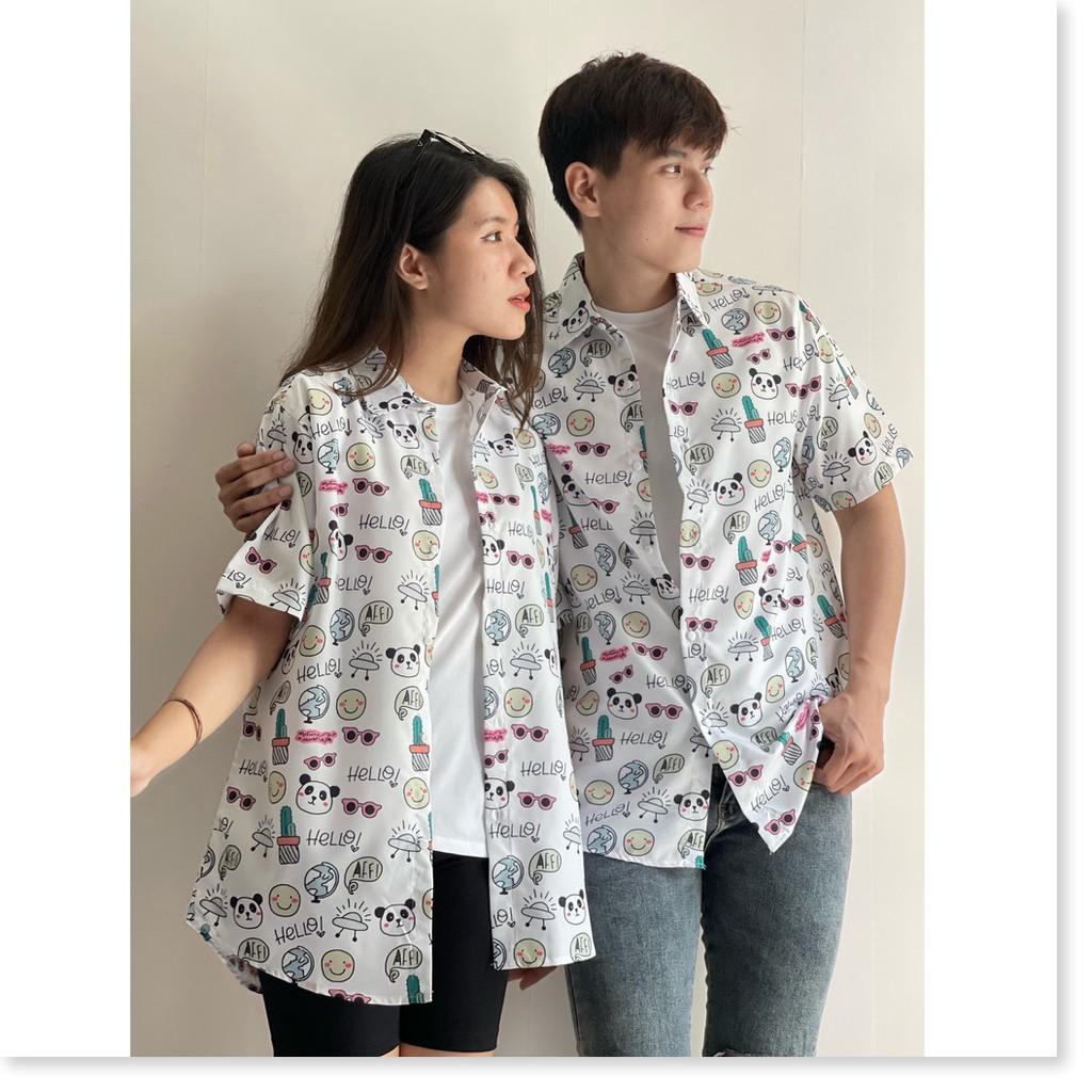 ÁO SƠ MI NỮ FORM RỘNG HOẠ TIẾT ĐẶC SẮC , PHONG CÁCH 2021 THỜI TRANG MỚI KINGSHOP79