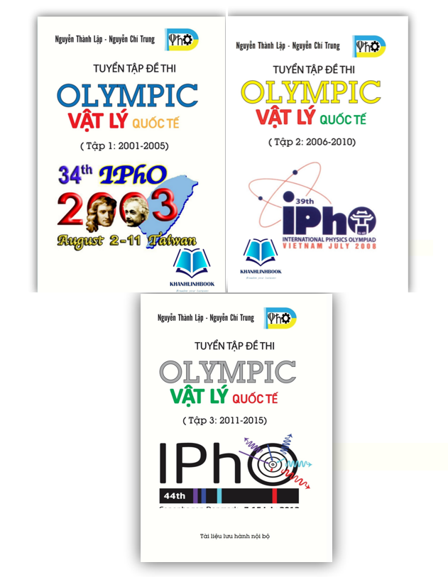 Sách - Combo 3 cuốn Tuyển Tập Đề Thi OLYMPIC Vật Lý Quốc Tế