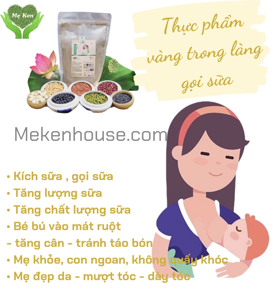 Bột ngũ cốc siêu sạch bổ dưỡng MẸ KEN 1KÝ - Tặng kèm miếng lót ly BỘT NGŨ CỐC DINH DƯỠNG, NGŨ CỐC LỢI SỮA, TĂNG CÂN, GIẢM CÂN, BỘT NGŨ CỐC ĂN DẶM CHO BÉ