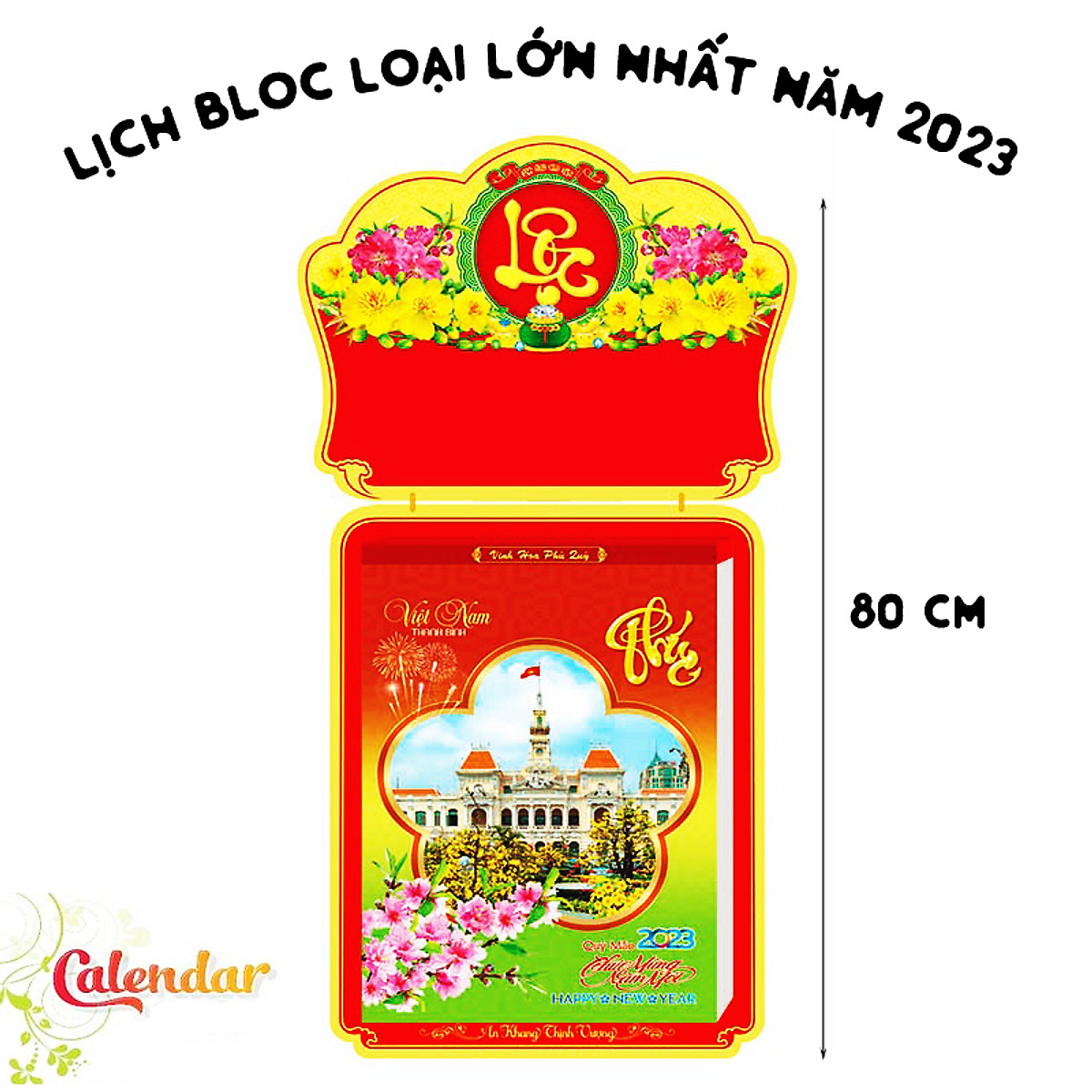 Lịch Tết 2023 - Lịch Bloc Siêu Cực Đại Đặc Biệt (38x53cm) - Phong Cảnh Việt Nam (MT)