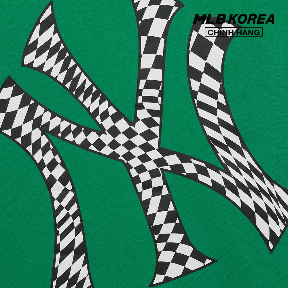 MLB - Áo thun unisex cổ tròn tay ngắn Checkerboard Clipping Logo Overfit 3ATSO0233
