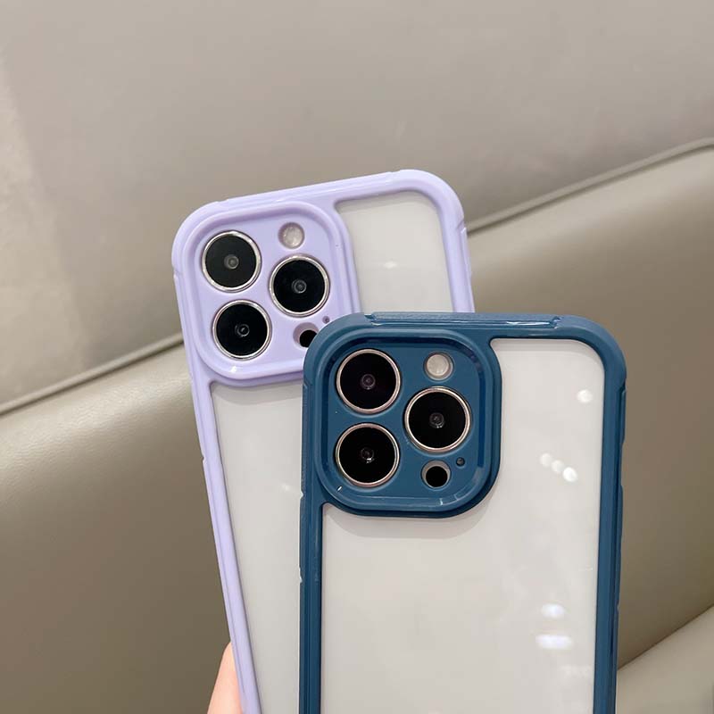 Ốp bảo vệ cam cho iPhone 14 pro max viền da cao cấp - hàng chính hãng