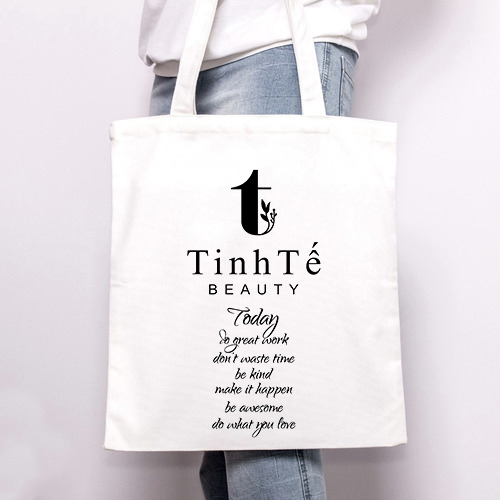 Túi vải canvas Tinhtebeauty - Collect Moments