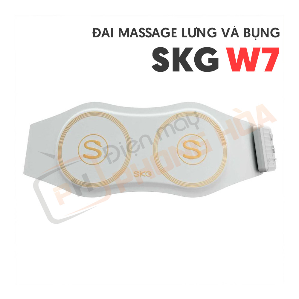 ￼Máy massage lưng bụng SKG W7- Massage xung điện