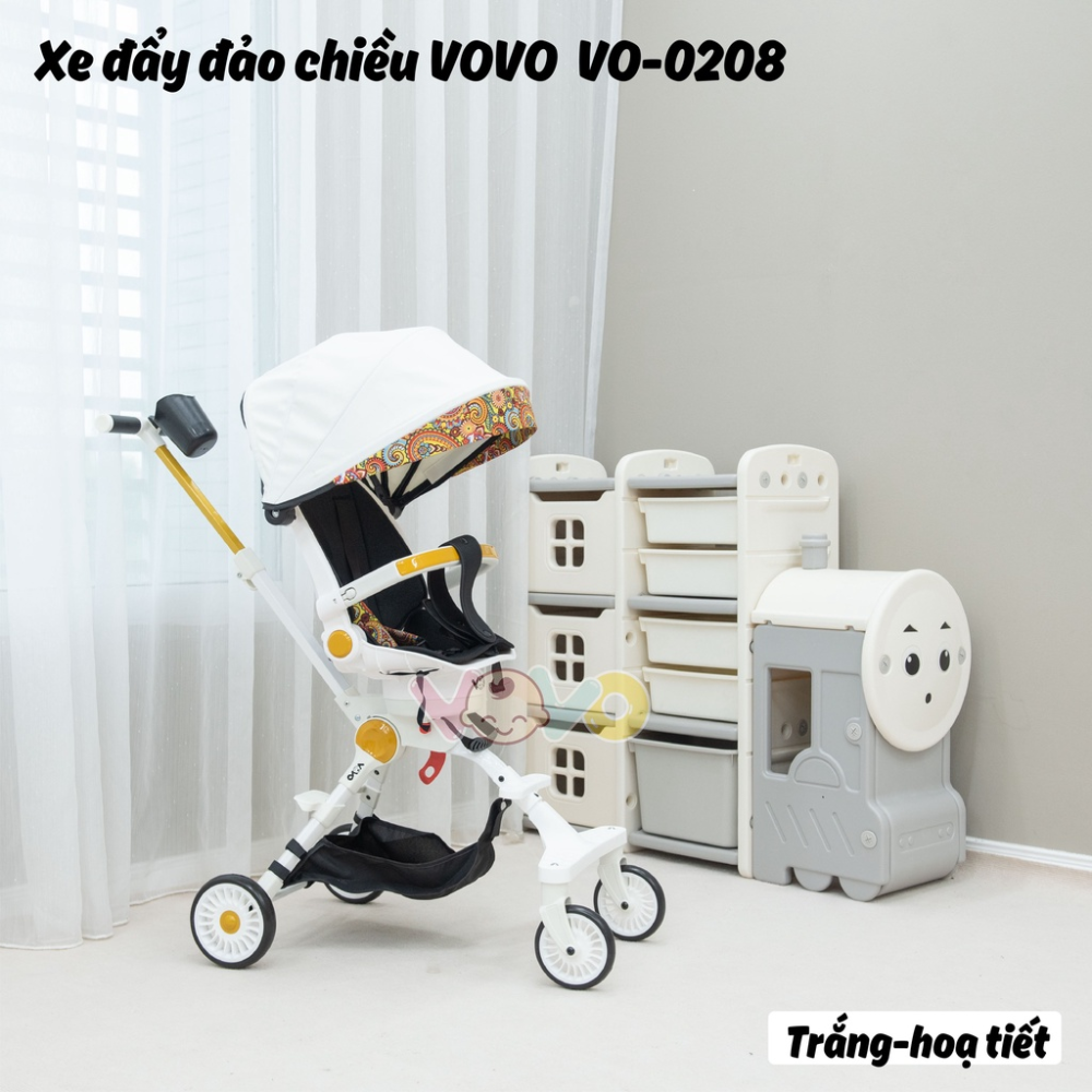 Xe Đẩy Đảo Chiều VoVo Thời Trang Cao Cấp 0208