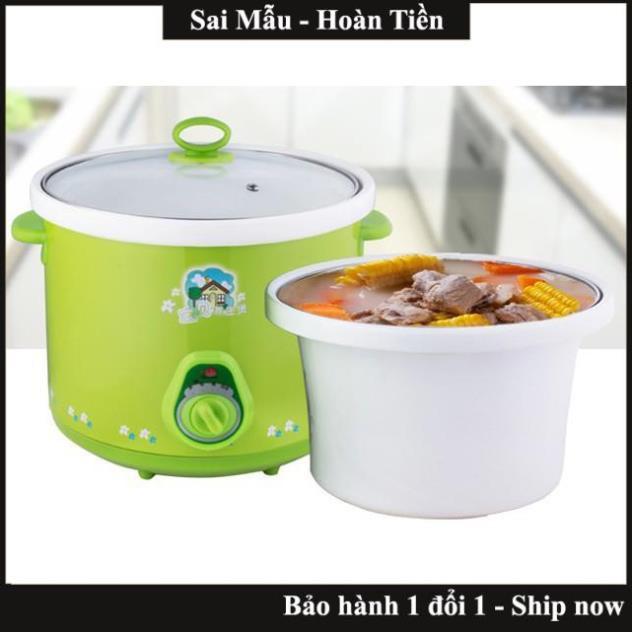 Nồi Nấu Cháo Chậm Cho Bé 1.5l Tiện Lợi Đa Năng Bảo Hành Uy Tín