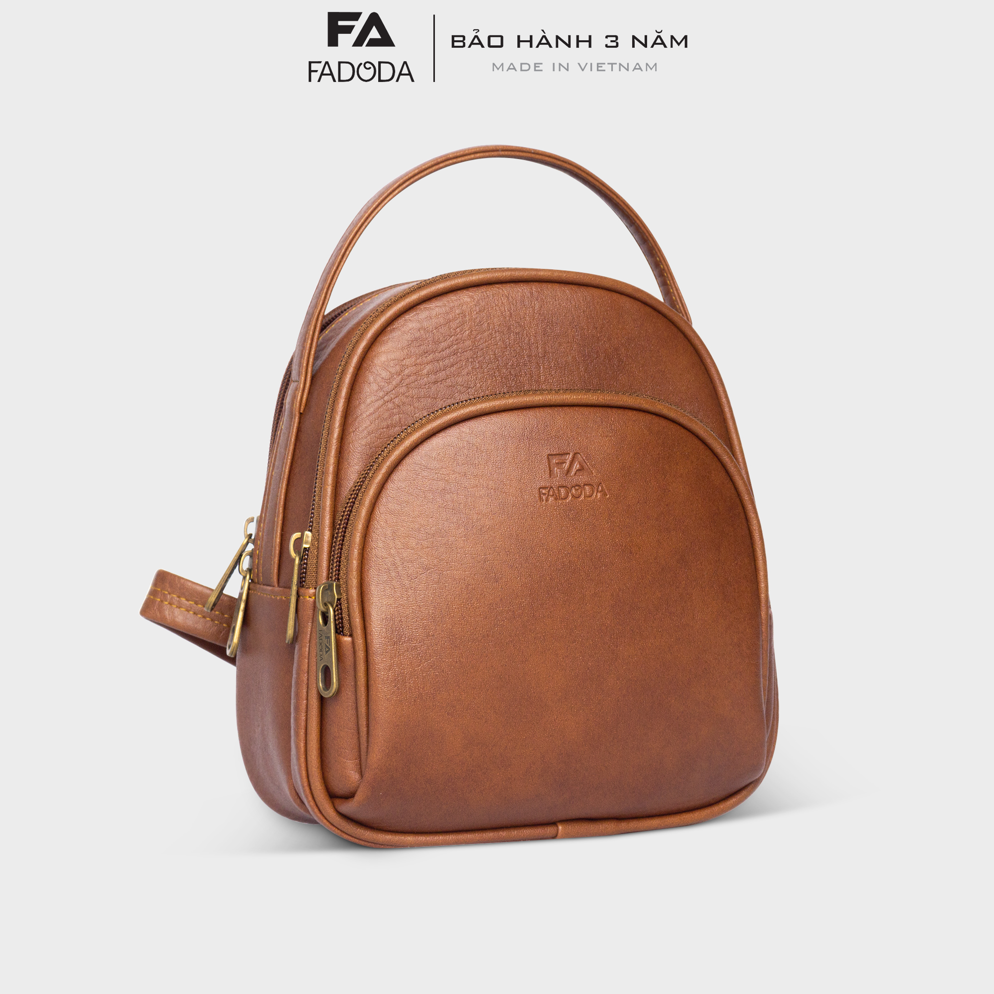Balo da nữ mini hàn quốc FA DO DA FBA8 sử dụng mang đi chơi, du lịch tiện lợi