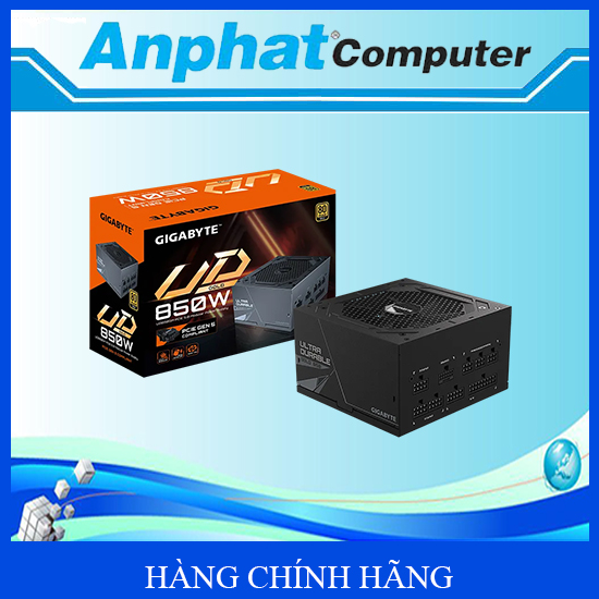 Nguồn máy tính Gigabyte UD850GM-PG5 850W PCIE5 80 Plus Gold Full Modular – Hàng Chính Hãng