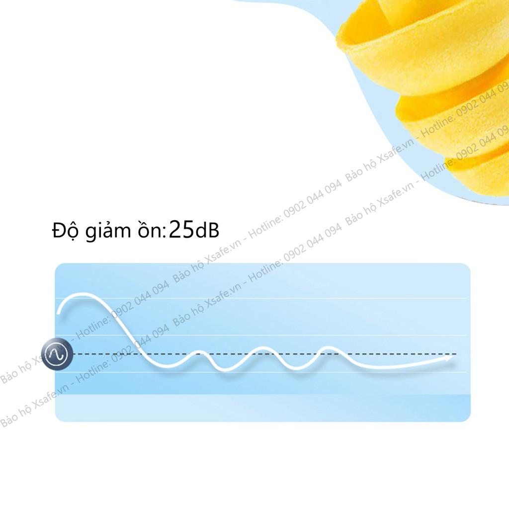 Nút tai chống ồn 3M Ultrafit 340-4004 - Bịt tai chống ồn, cách âm 3 tầng, có dây chống thất lạc