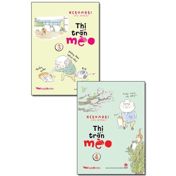Combo Thị Trấn Mèo - Tập 3 + 4 - Tặng Kèm 2 Postcard