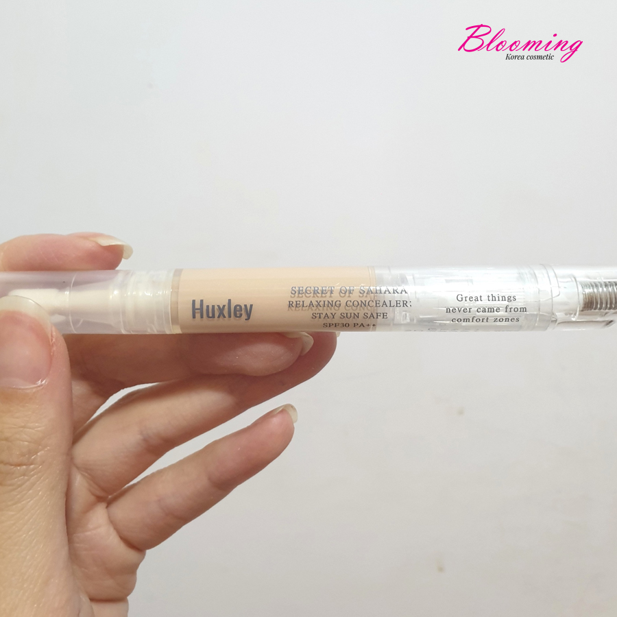 Bút Che Khuyết Điểm Huxley Relaxing Concealer Stay Sun Safe SPF30 Pa++ 2 Desert Sand 2.5ml