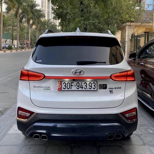 Đèn led cốp sau, Led trang trí tay mở cốp xe Hyundai Santafe 2019-2023