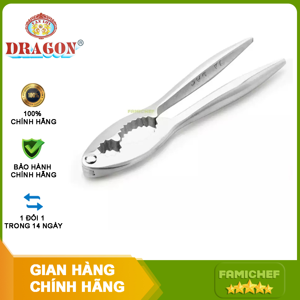 Kềm kẹp càng Cua quả Óc Chó Inox 304 Dragon D071