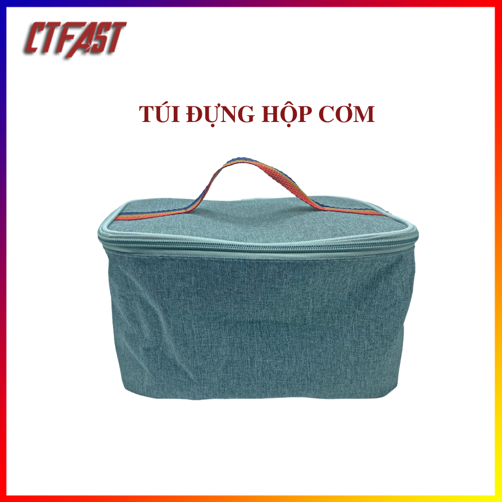 Hộp cơm cắm điện giữ nhiệt văn phòng CTFAST - A08 : Thiết kế 2 tầng tiện dụng, chất liệu inox 304 cao cấp hỗ trợ hấp, nấu chín, làm nóng đồ ăn nhanh chóng - Tặng túi giữ nhiệt cao cấp