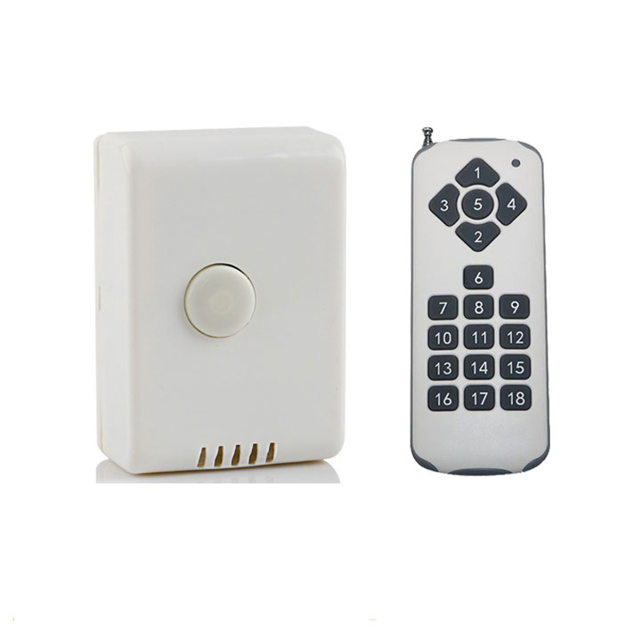 Bộ công tắc điều khiển từ xa sóng RF công suất lớn TPE RC1A + Remote 18 nút R3.4