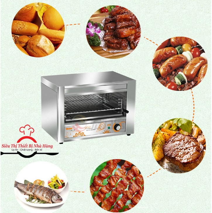 LÒ NƯỚNG SALAMANDER ĐIỆN ES-927 NƯỚNG THỊT - CÁ - BANH - RAU CỦ QUẢ