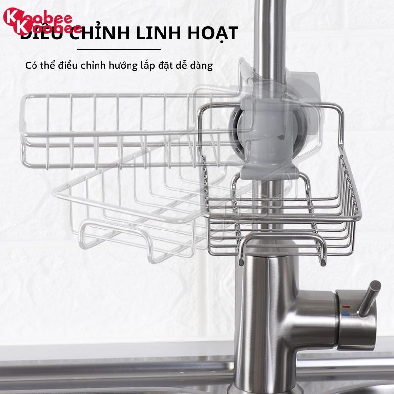 Kệ Giá Treo Vòi Đựng Đồ Có Móc Treo Tiện Dụng KOOBEE