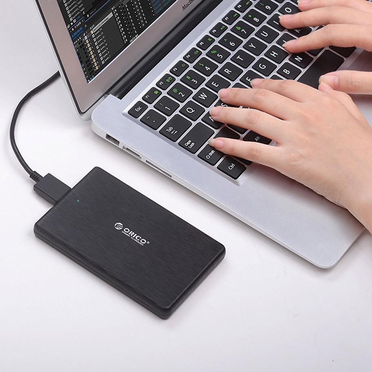 Hộp đựng ổ cứng 2,5&quot; SSD/HDD Orico 3.0 2189U3 (HDD Box 2,5&quot;)- Tặng kèm bộ vệ sinh laptop - Hàng Chính Hãng