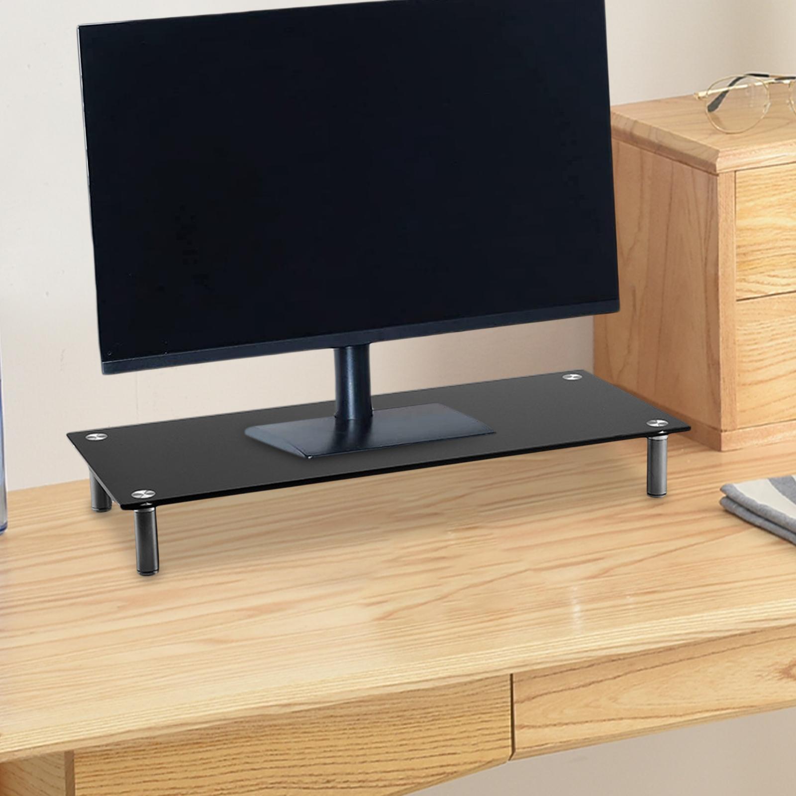 Monitor Stand Riser Shelf Ergonomic for WiFi Router Media Boxes Game Console