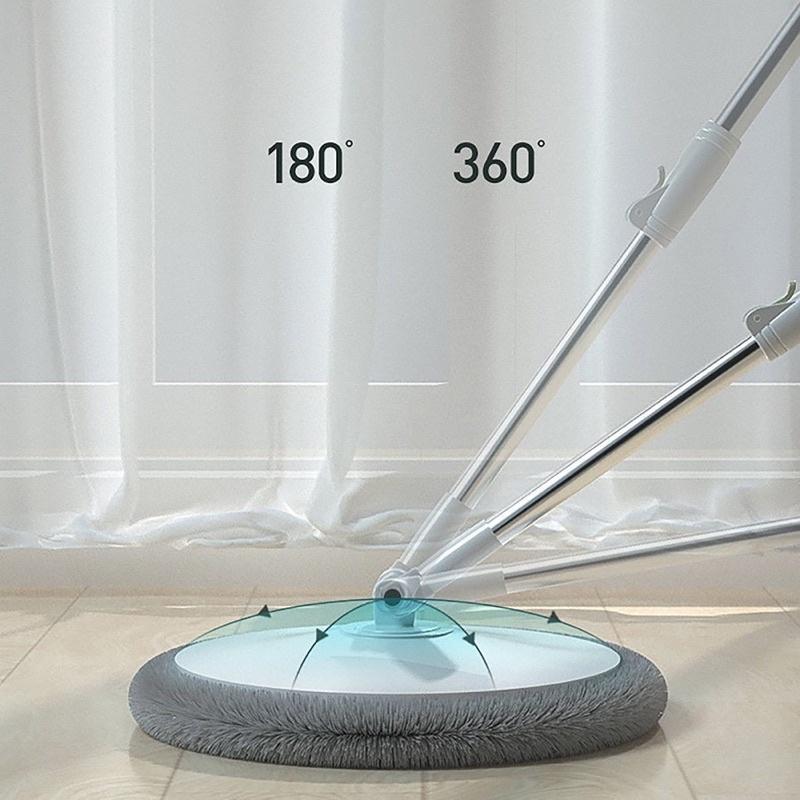 Bộ Lau Nhà Thông Minh CAO CẤP Thùng Vắt Xoay Tròn 360 Độ