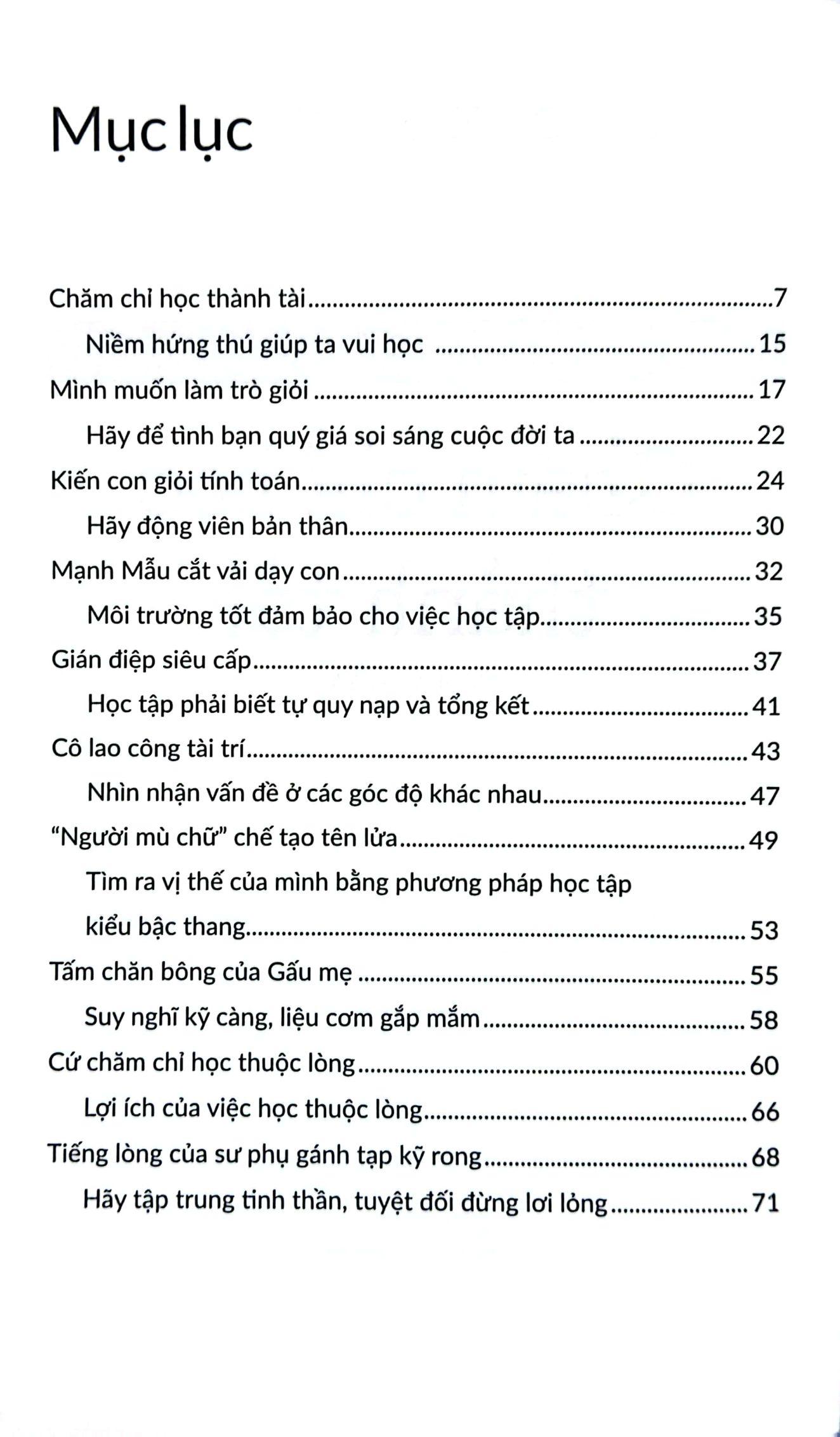 Những Câu Chuyện Để Trưởng Thành - Chăm Chỉ Học Thành Tài