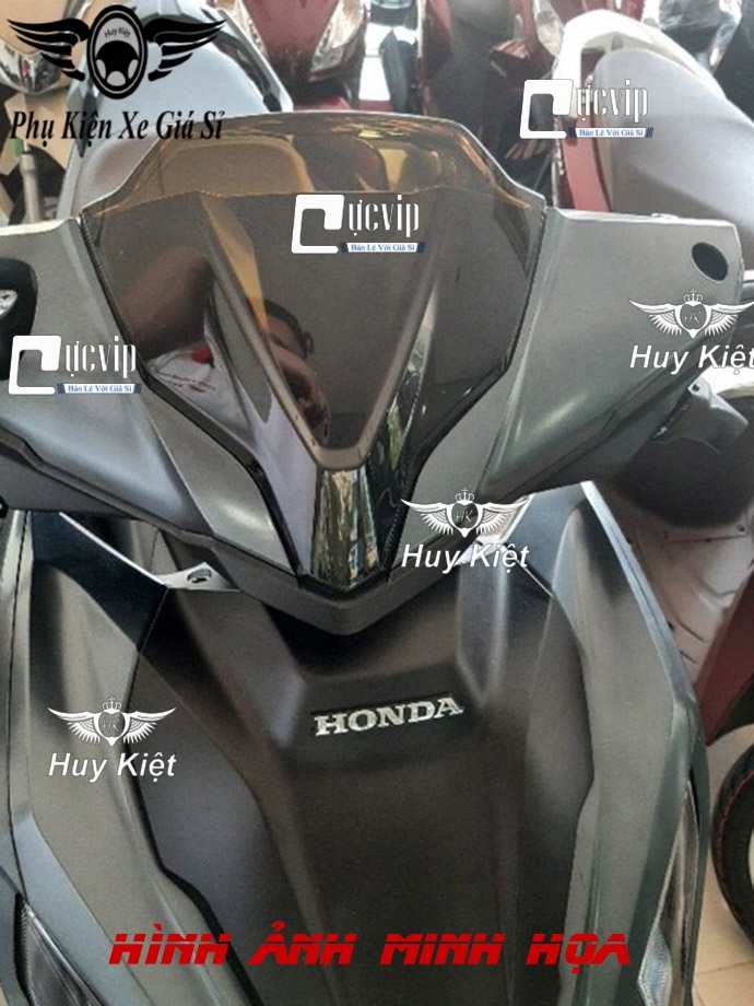 Mão AirBlade AB 2023 Đời Mới 160cc, AirBlade 2020 - 2023 Xi Mạ Crom, Carbon, Đen Bóng, Khói Trong